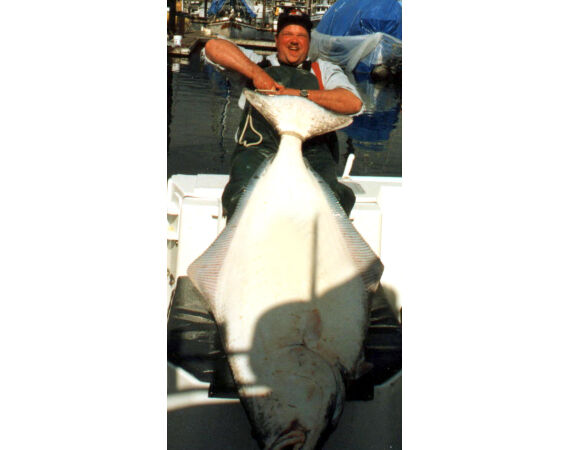 Beringzee, heilbot en zalm Alaska